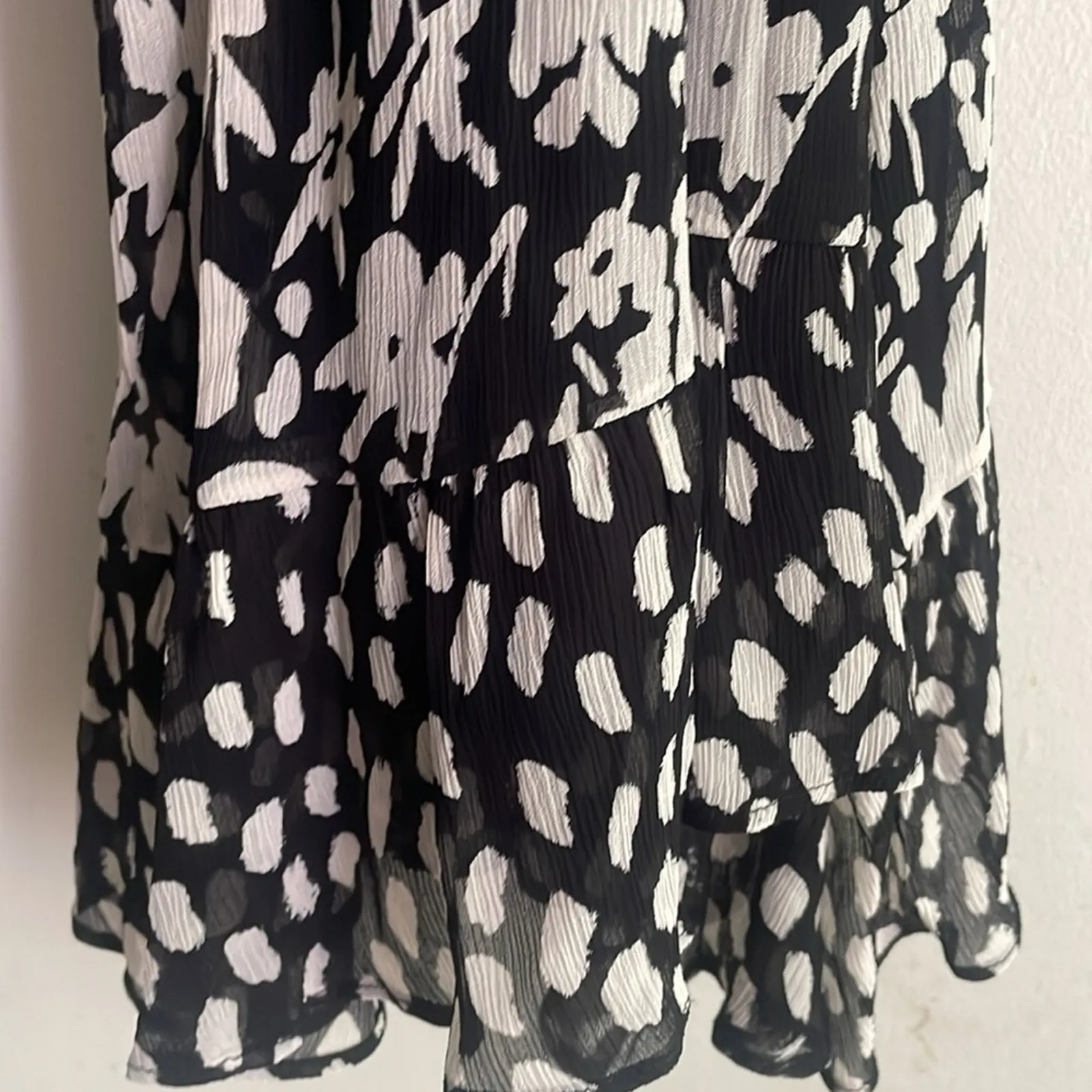 Ba&Sh Fiona Long Sleeve Dress Noir Floral - Image 12