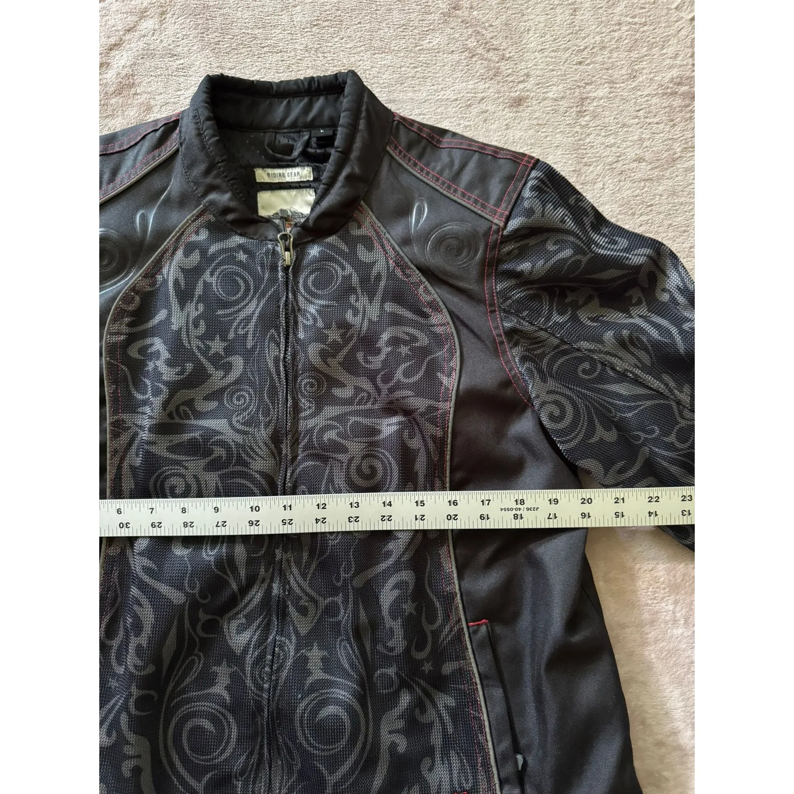 Harley Davidson Women's‎ Motorcycle Jacket Riding Gear Black Patterned Size L Size L - Image 9