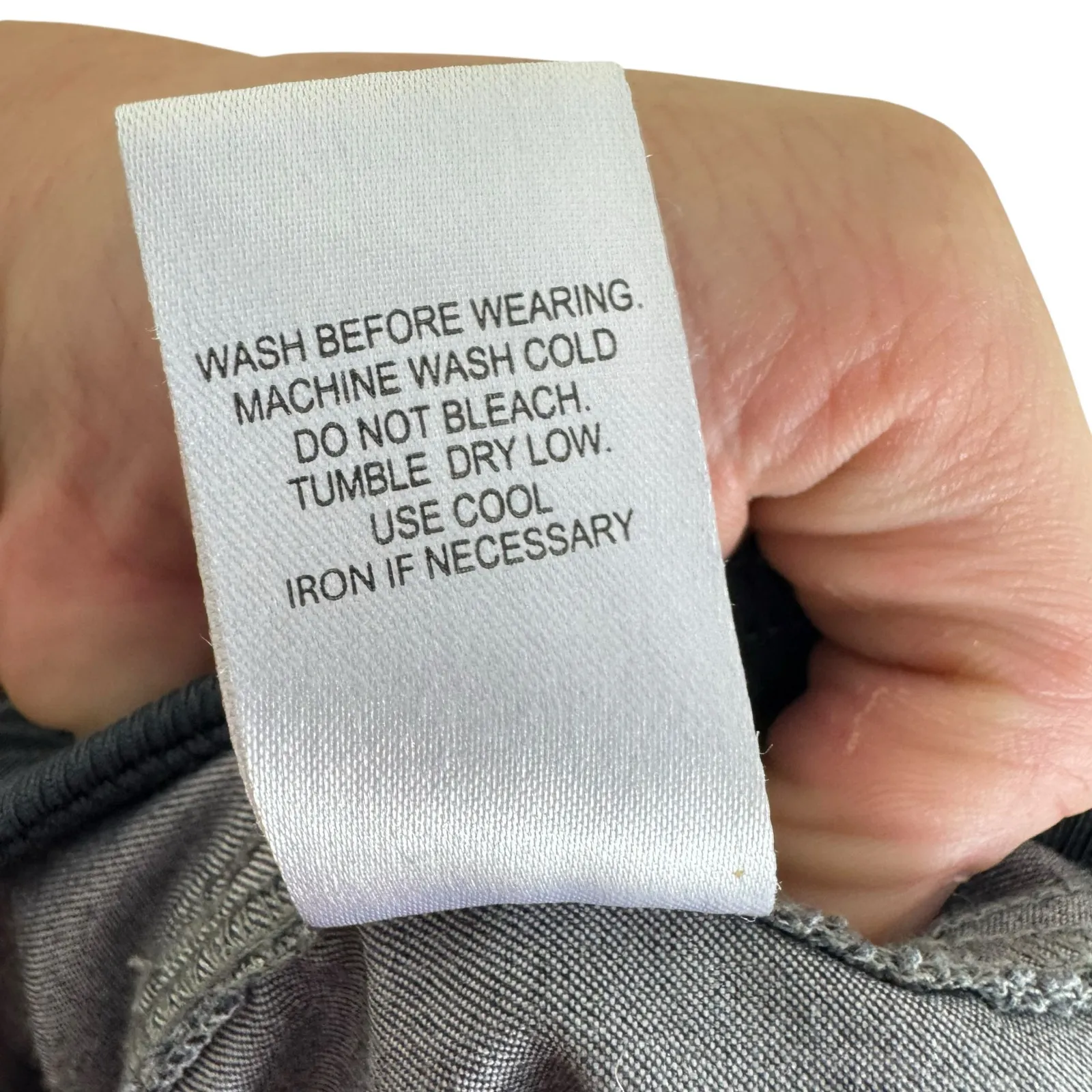 MED COUTURE Touch Gray Slat Heather Drawstring Jogger Scrub Pants Size XSP - Image 10