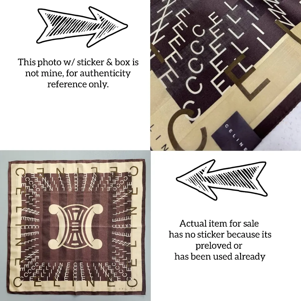 Celine Vintage Bandana - Image 4