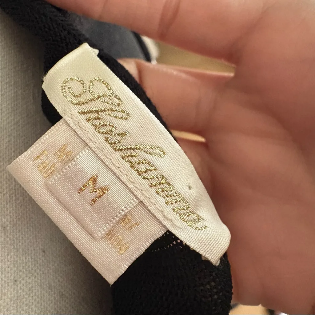 Shoshanna SHOSHANNA Black Knit Saya Dress Ruffle Sleeves‎ Size Medium - Image 6