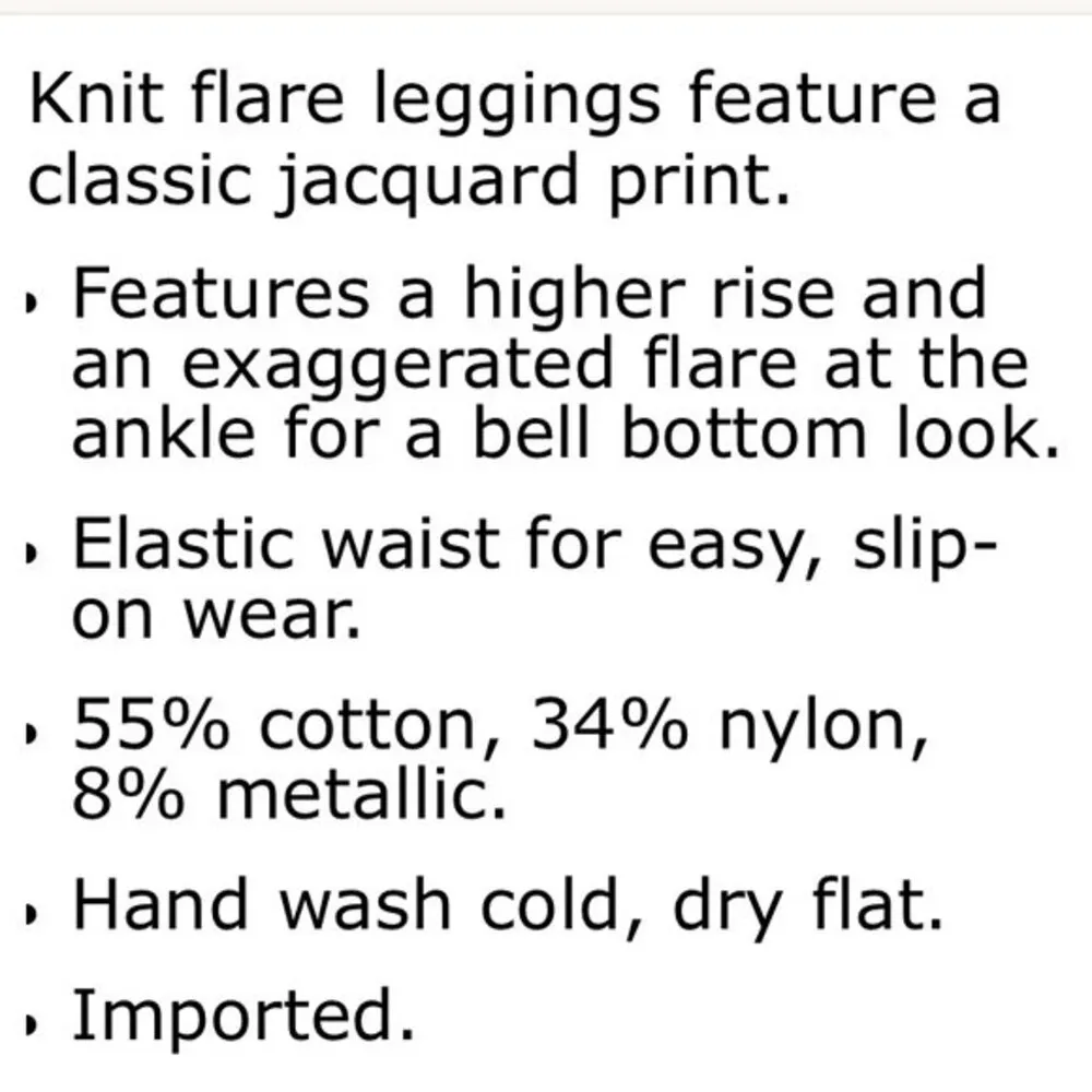 Free People Wine & Black Knit Jacquard Flair Hem Wide Leg Pants S - Image 8