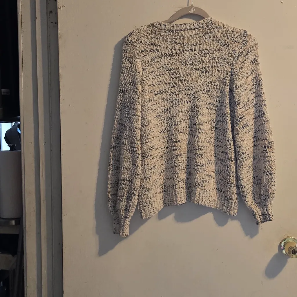 Nine West Marled Gray Sweater - Image 3