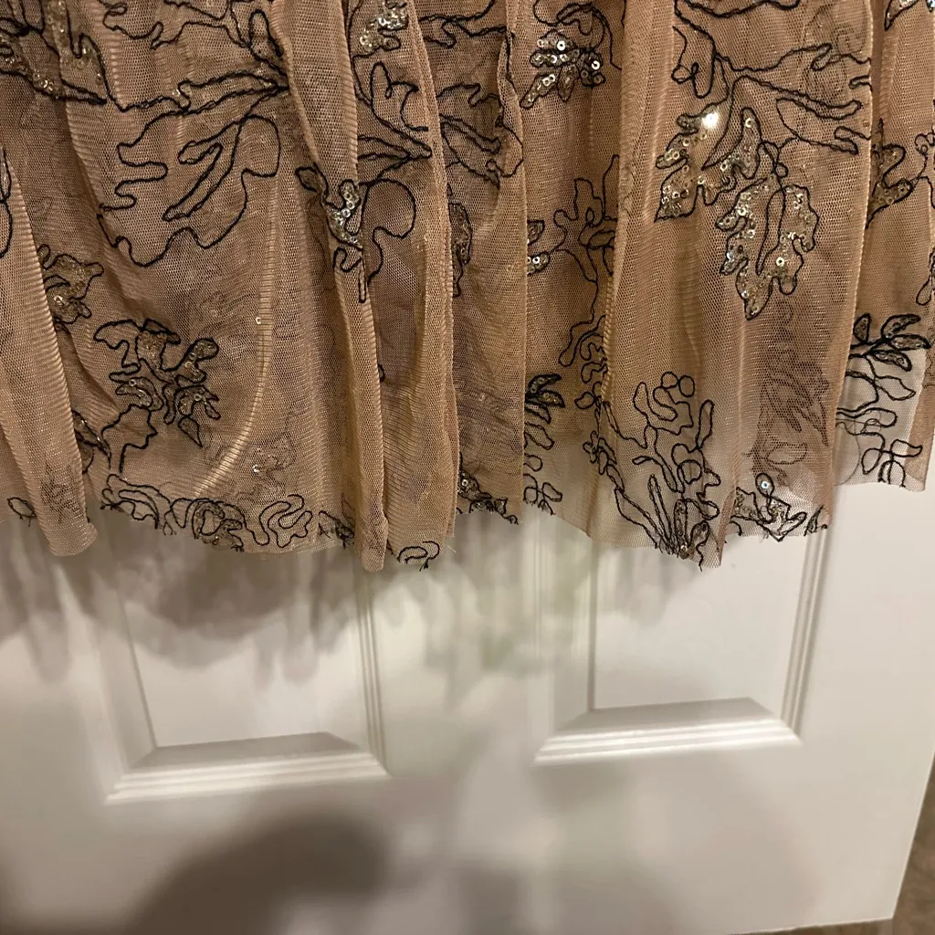 Anthropologie Maeve Sequined Tulle Maxi Dress - Image 7