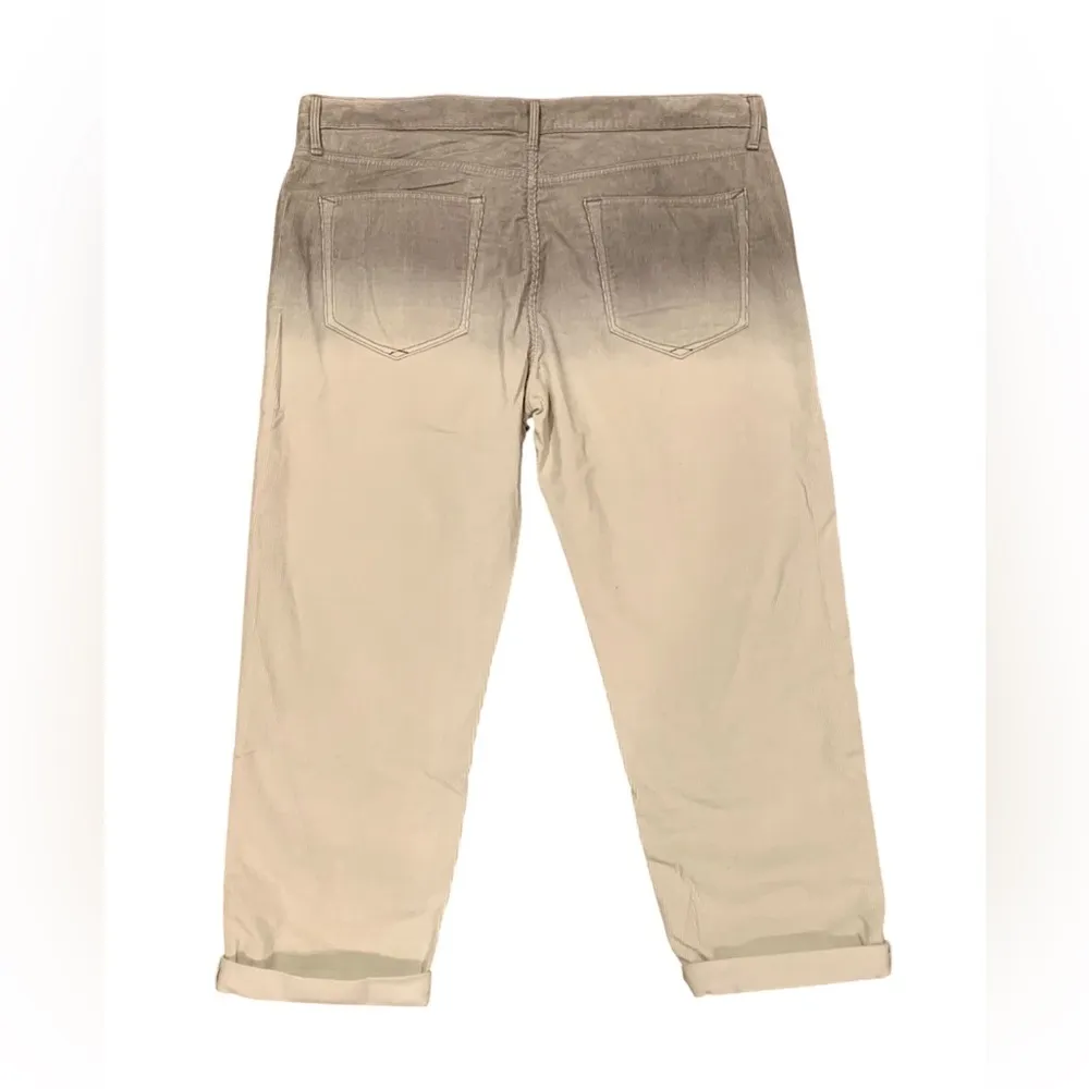 NWT Gap 1969 Gray Dip Dye Sexy Boyfriend Corduroys - Image 6