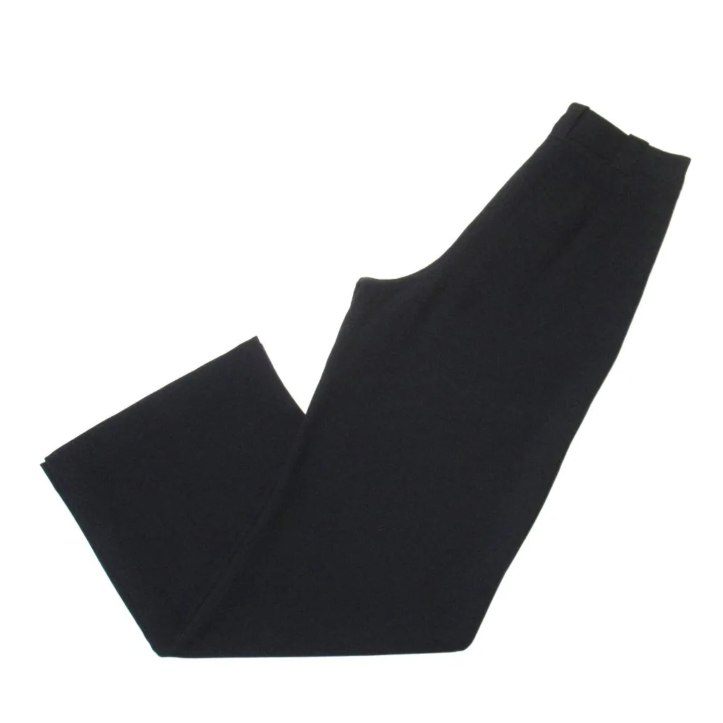 NWT Sezane Loulou in Noir Black Pleated Satin Back Crepe Wide Leg Pants 34 / 2 - Image 10