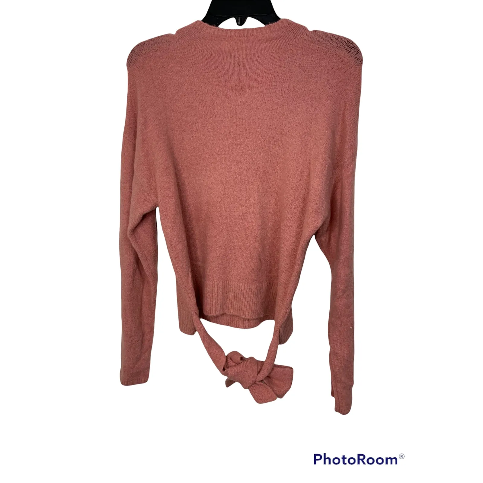 WAYF blush Bow Soft Sweater‎ Size Small NEW - Image 6