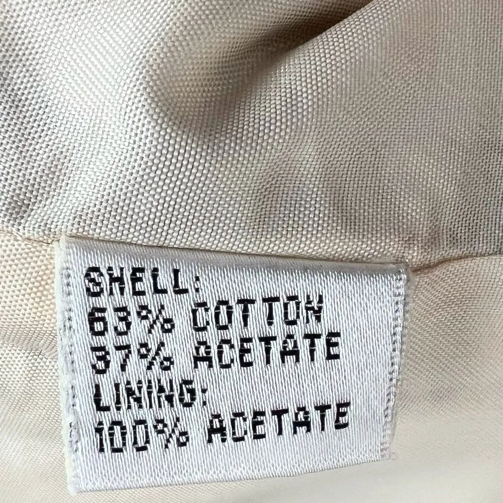 Carmen Marc Valvo Sleeveless Cocktail Dress 2 Fit & Flare Tan Black Old Money - Image 10