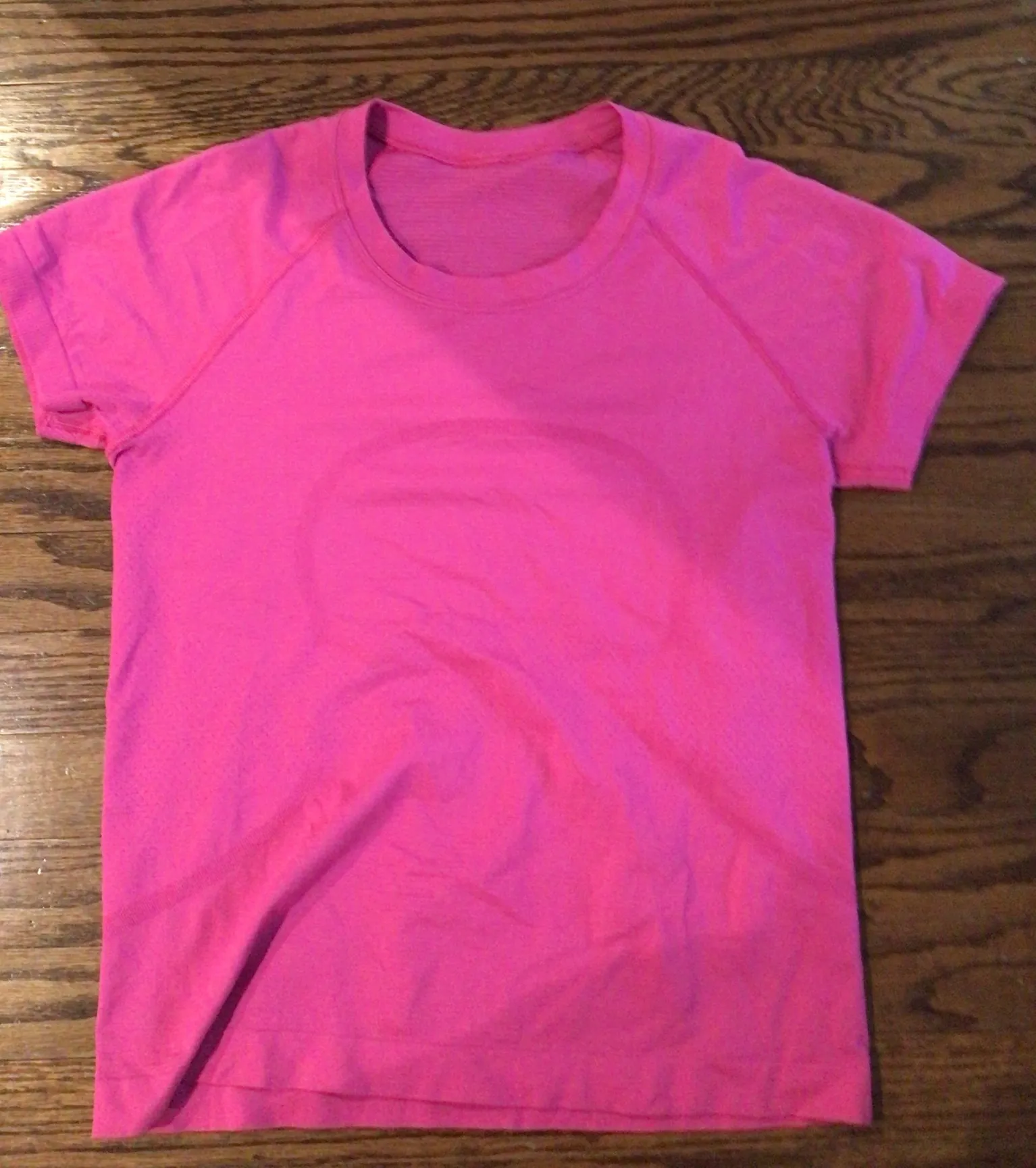 Sonic Pink Lululemon Swiftly Tech Short Sleeve. Size 6. - Image 2