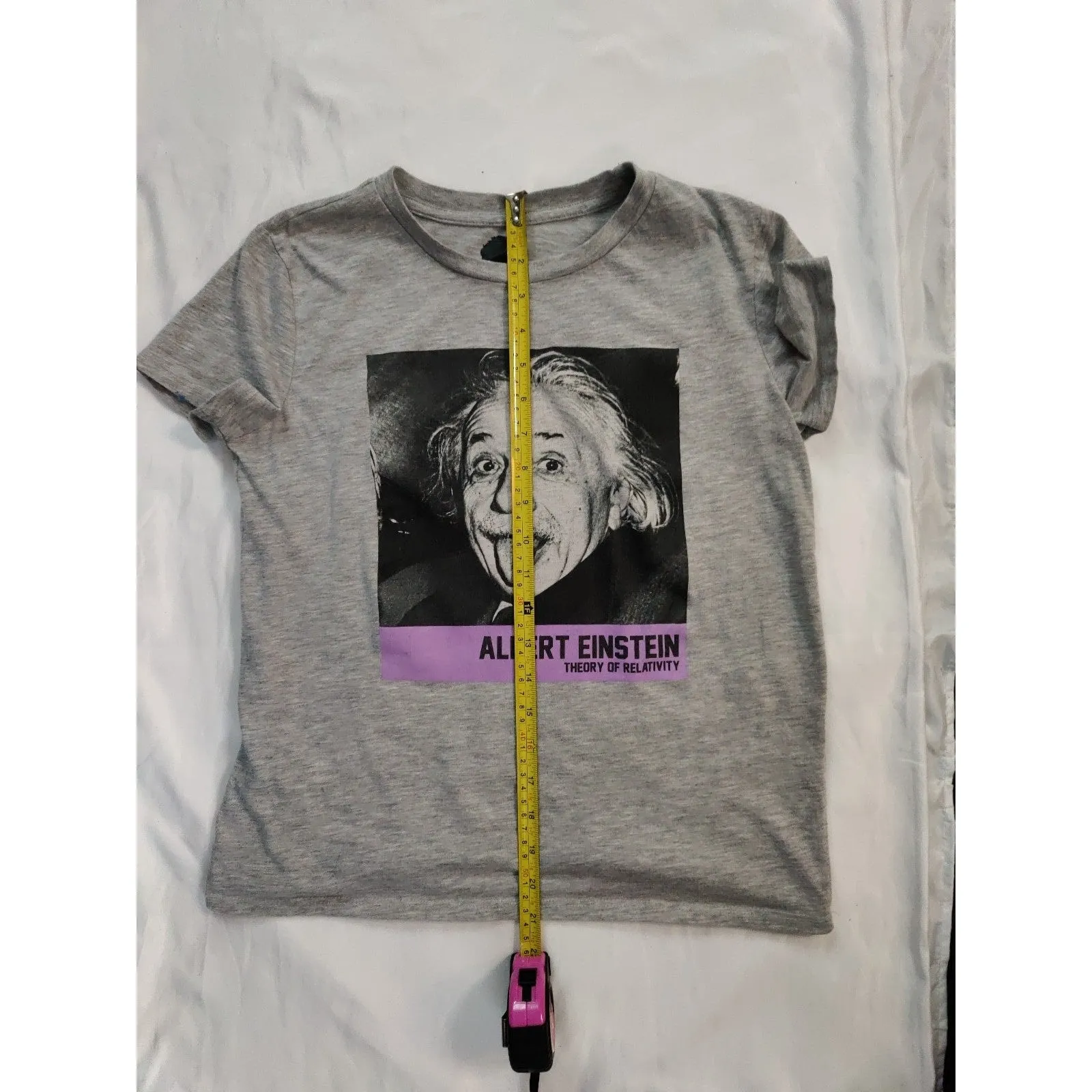 Albert Einstein Gray T - Image 5