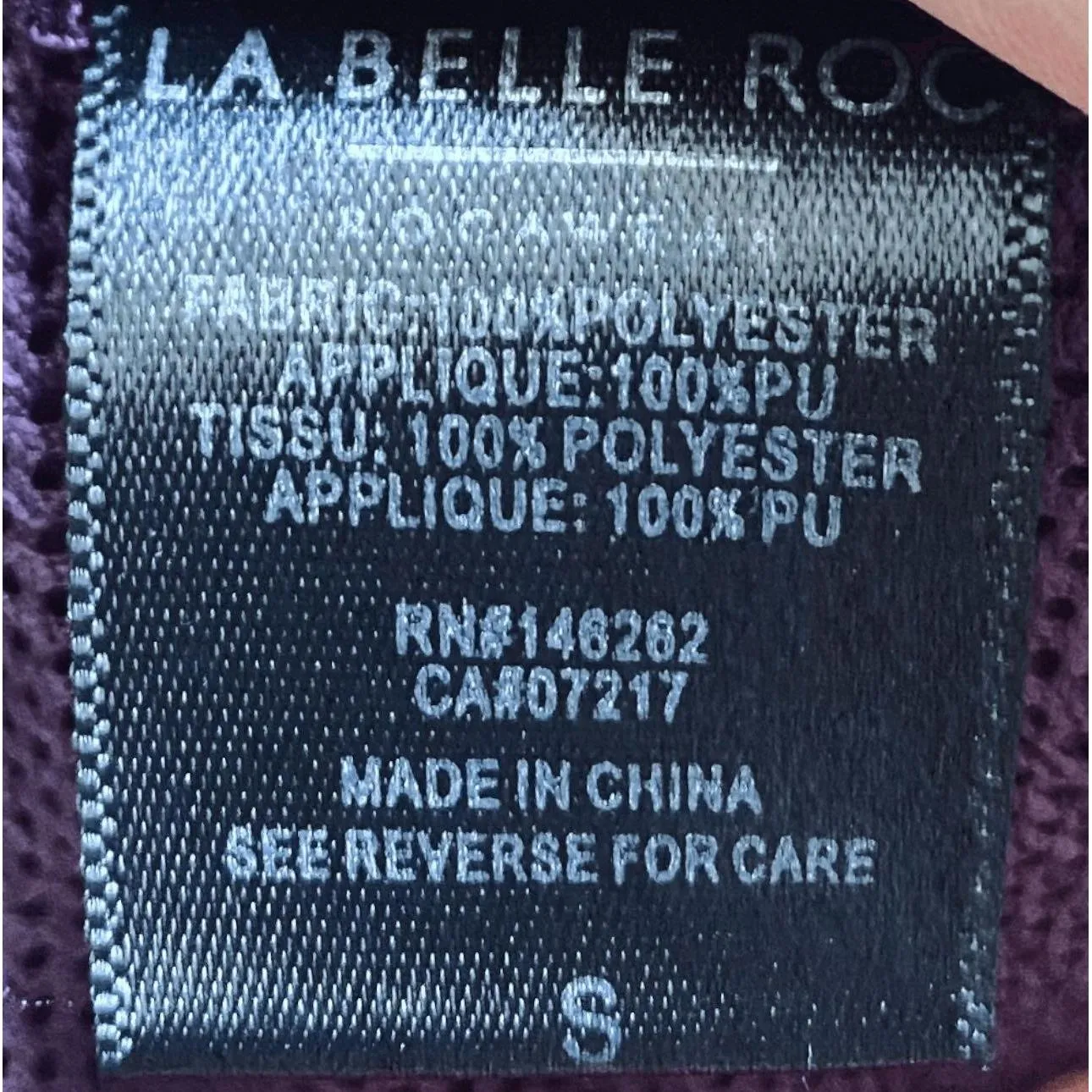 LaBelle Roc Rocawear T-shirt Womens Purple Sports Graphic Mesh Vibrant Retro - Image 6