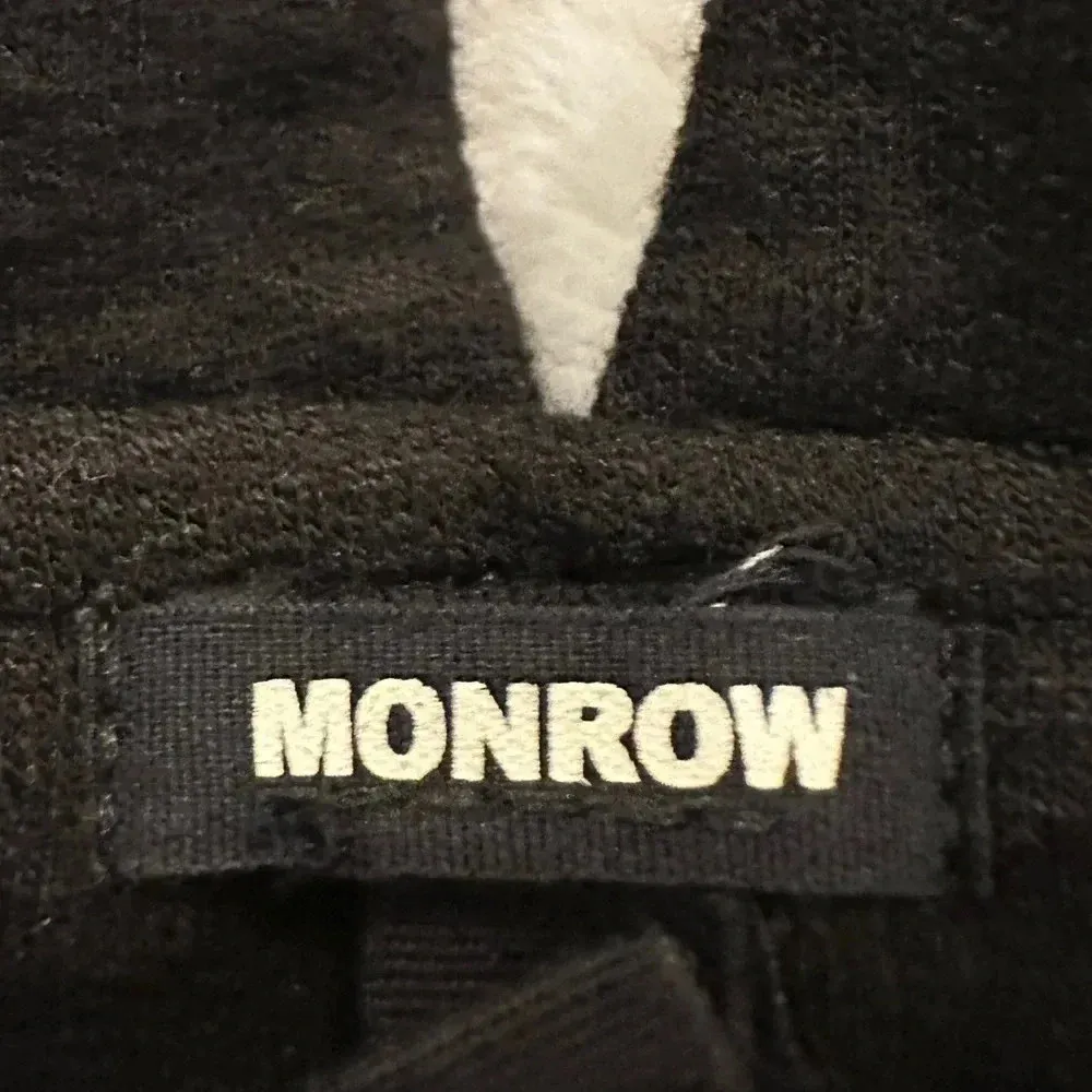 Monrow Revolve Knit Shorts Overall Small Black - Image 6