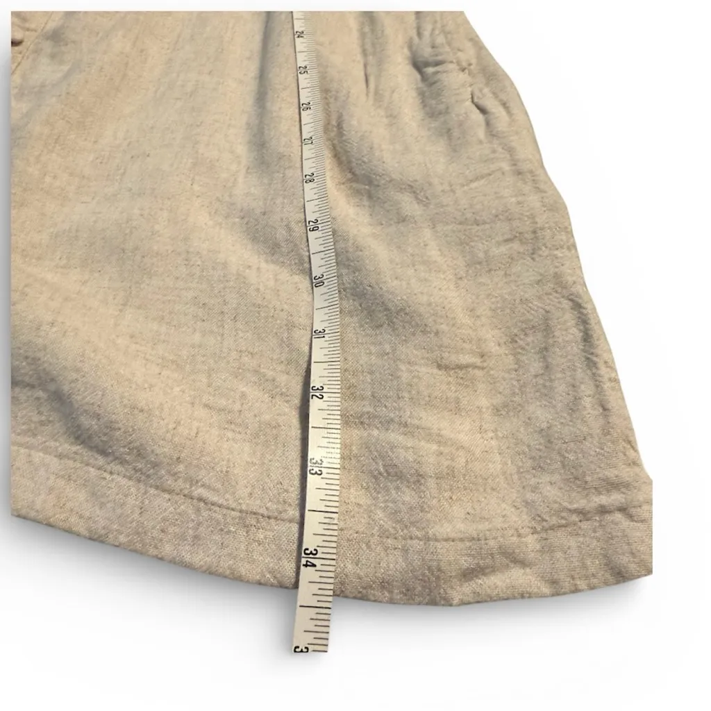 Abercrombie & Fitch Mini Linen Blend Dress with Tie Adjustable Straps Size XL - Image 4