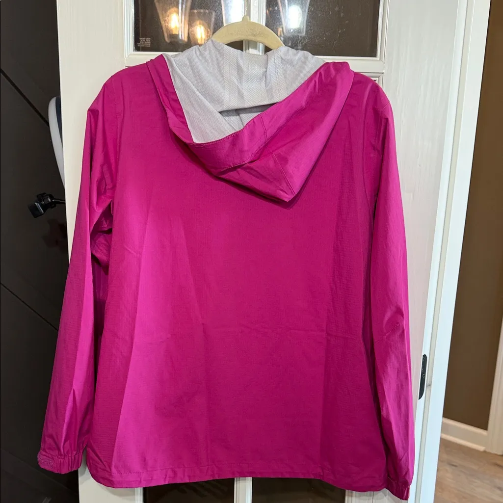MERRELL Opti-Shell Hooded Lightweight Zip Up Jacket Fuchsia Medium - Image 4