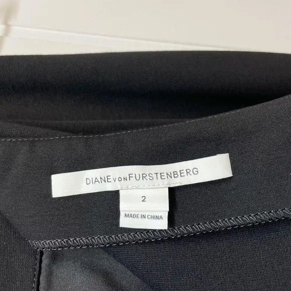 Diane Von Furstenberg‎ Pencil Skirt Size 2 Black New Keto NWOT - Image 12