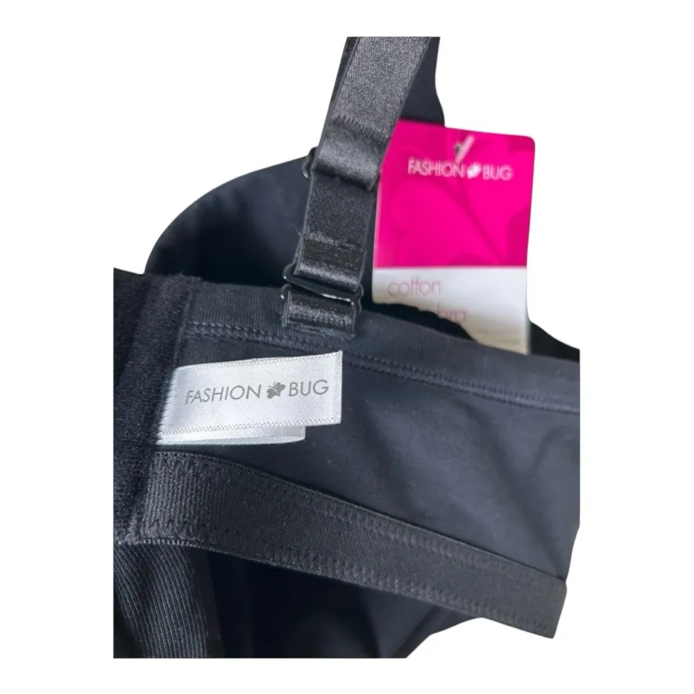 FASHION BUG Black Women's Bra Size 38DDD NET - Image 3