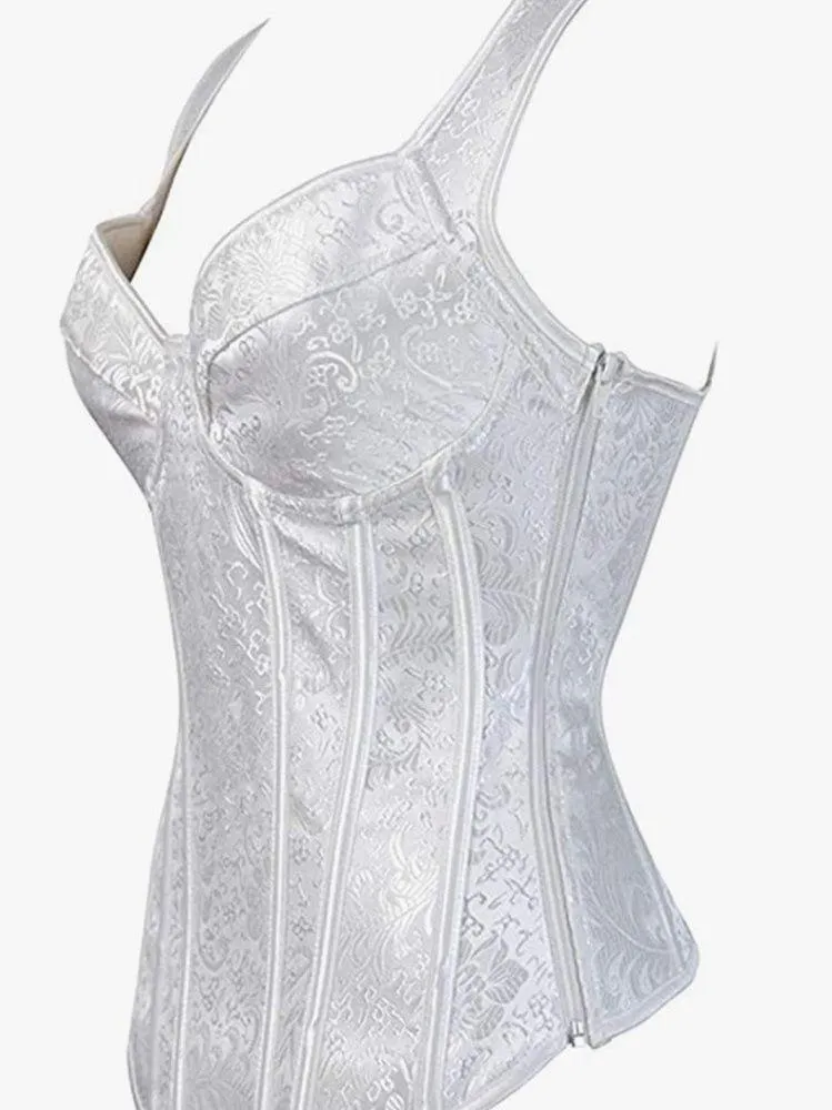 White Bridal Bustier Large NWOT - Image 3