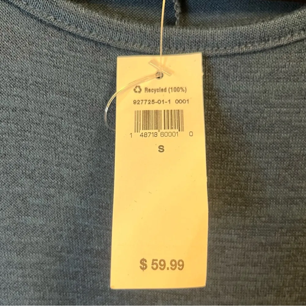 Gap Factory Dress Navy Blue Side Tie 3/4 Sleeve Midi Dress Sz S NWT Work Office - Image 6