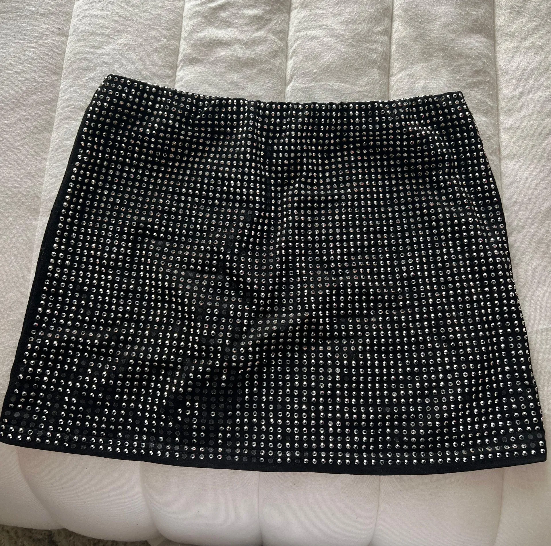 Edikted Black Bedazzled Skirt - Image 5