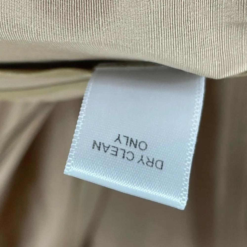 NWT‎ Banana Republic Trench Dress Size 4 Khaki Belted Pockets Full Zip - Image 8