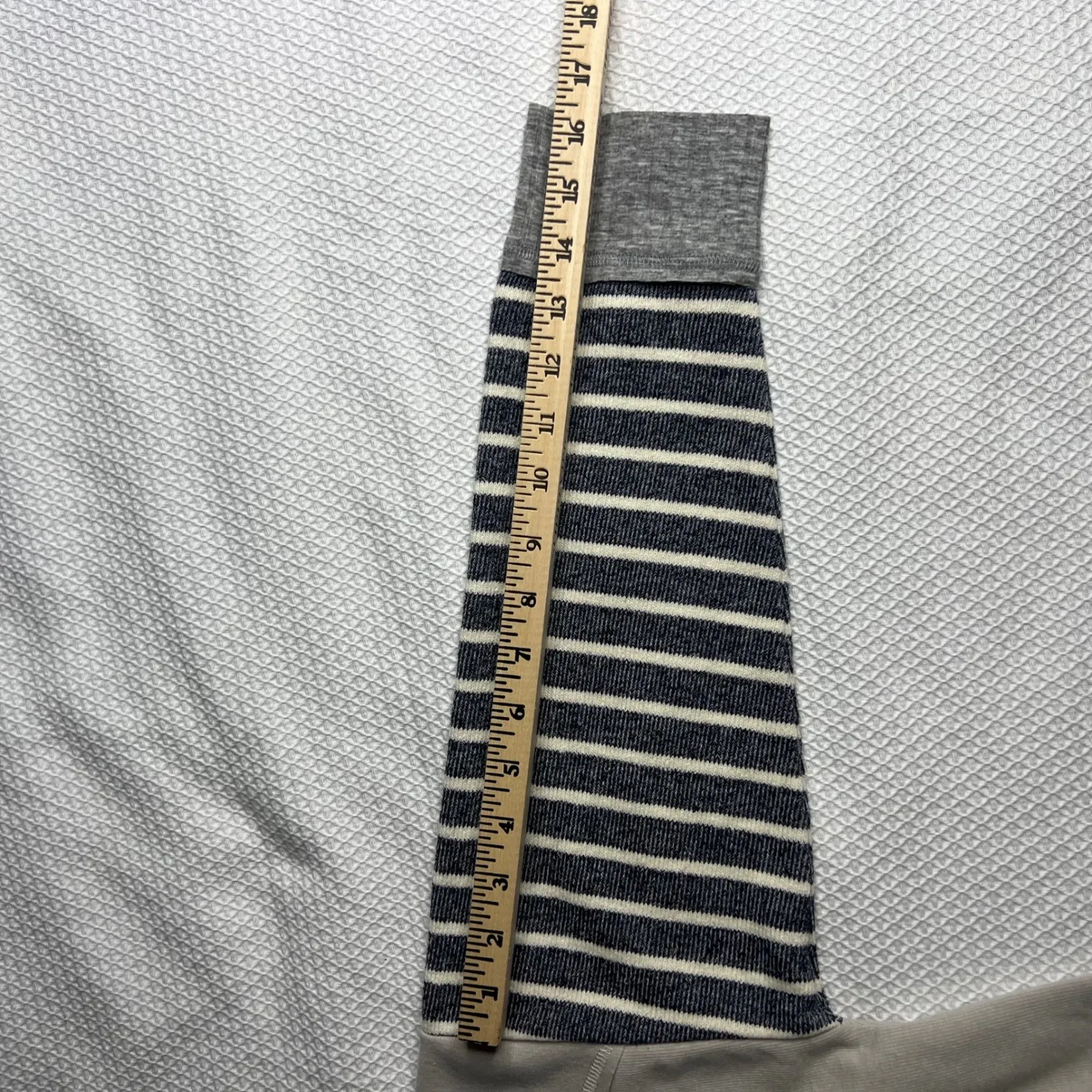 THML Anthropologie Womens Sz L Colorblock Striped Sleeve Cowl Neck Pullover Top - Image 6