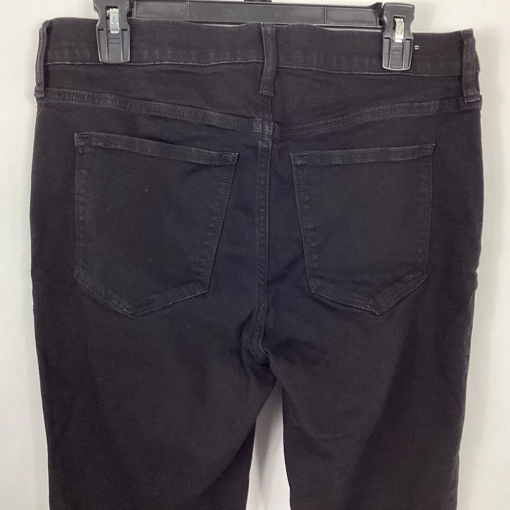 J. Crew 8" Mid Rise Skinny Black Jeans Size 31 - Image 5