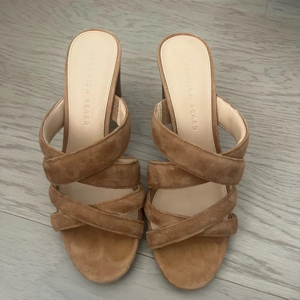 Veronica Beard
Ginny Suede Caged Mule Sandals - Image 11