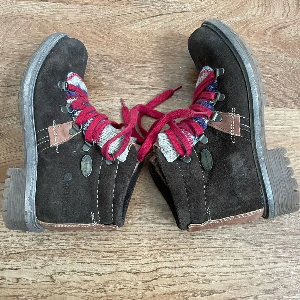 Eric Michael suede upper hiking boots sz 6.5 - Image 5