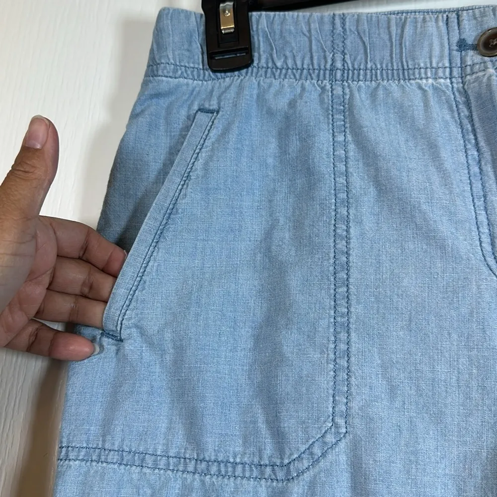 Women's Chico's Light Blue Light Weight Pant Size 1.5 (8-10) EUC #5106 - Image 3