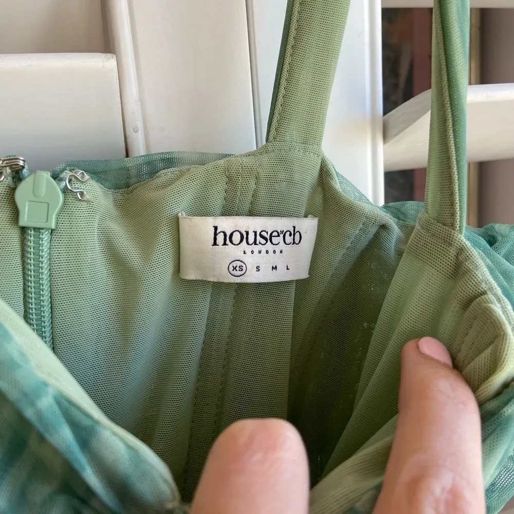 House of CB Green Cate Corset Dress - Image 4