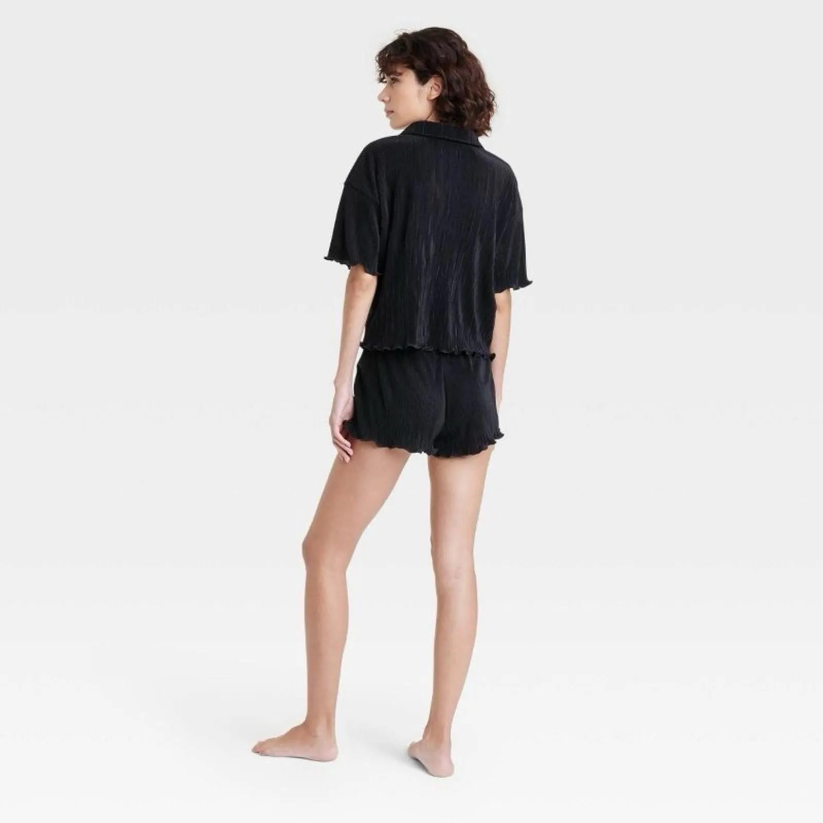 Colsie Black Pajamas Set Small - Image 3