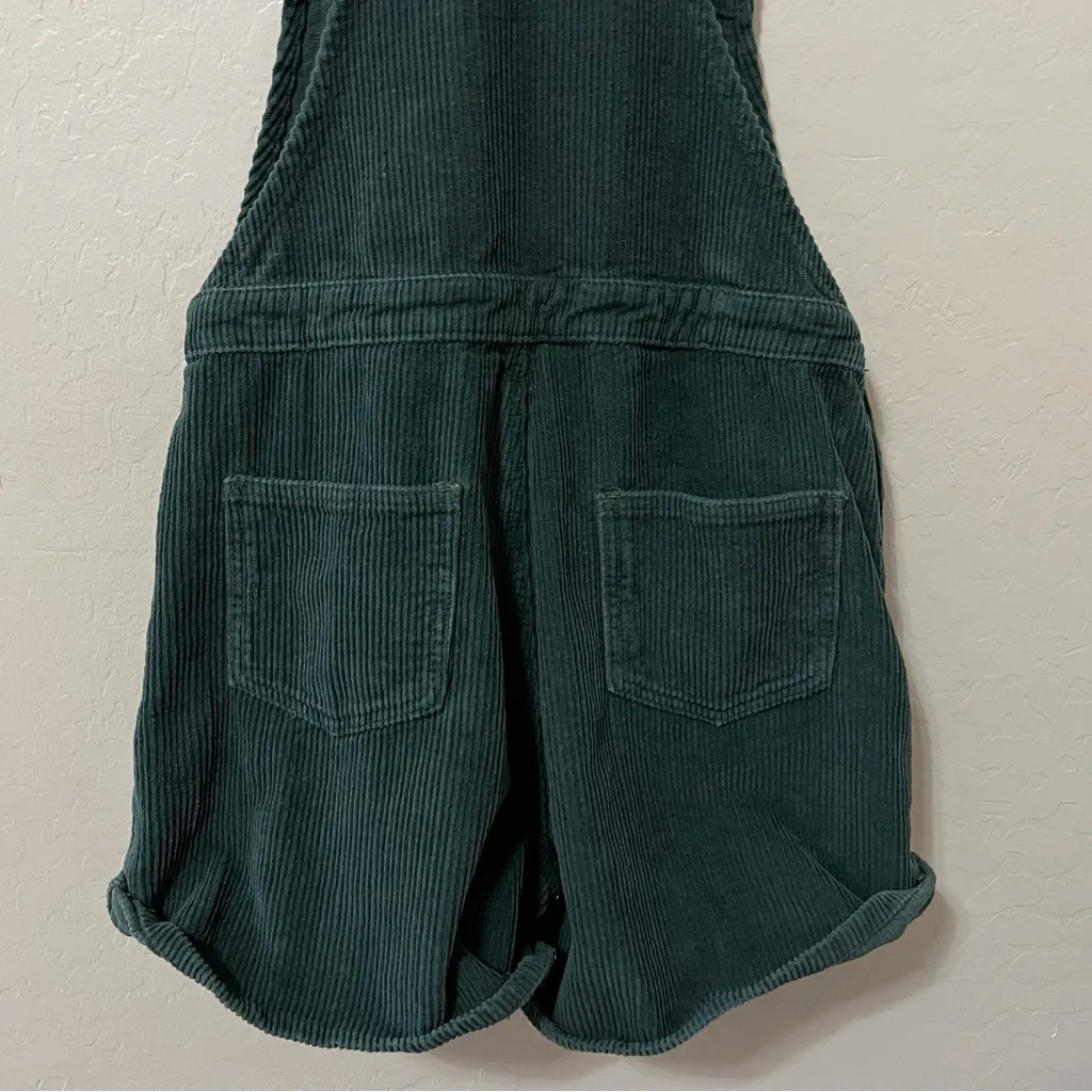 Princess Polly Kacey Short Overalls Green Khaki - Image 7