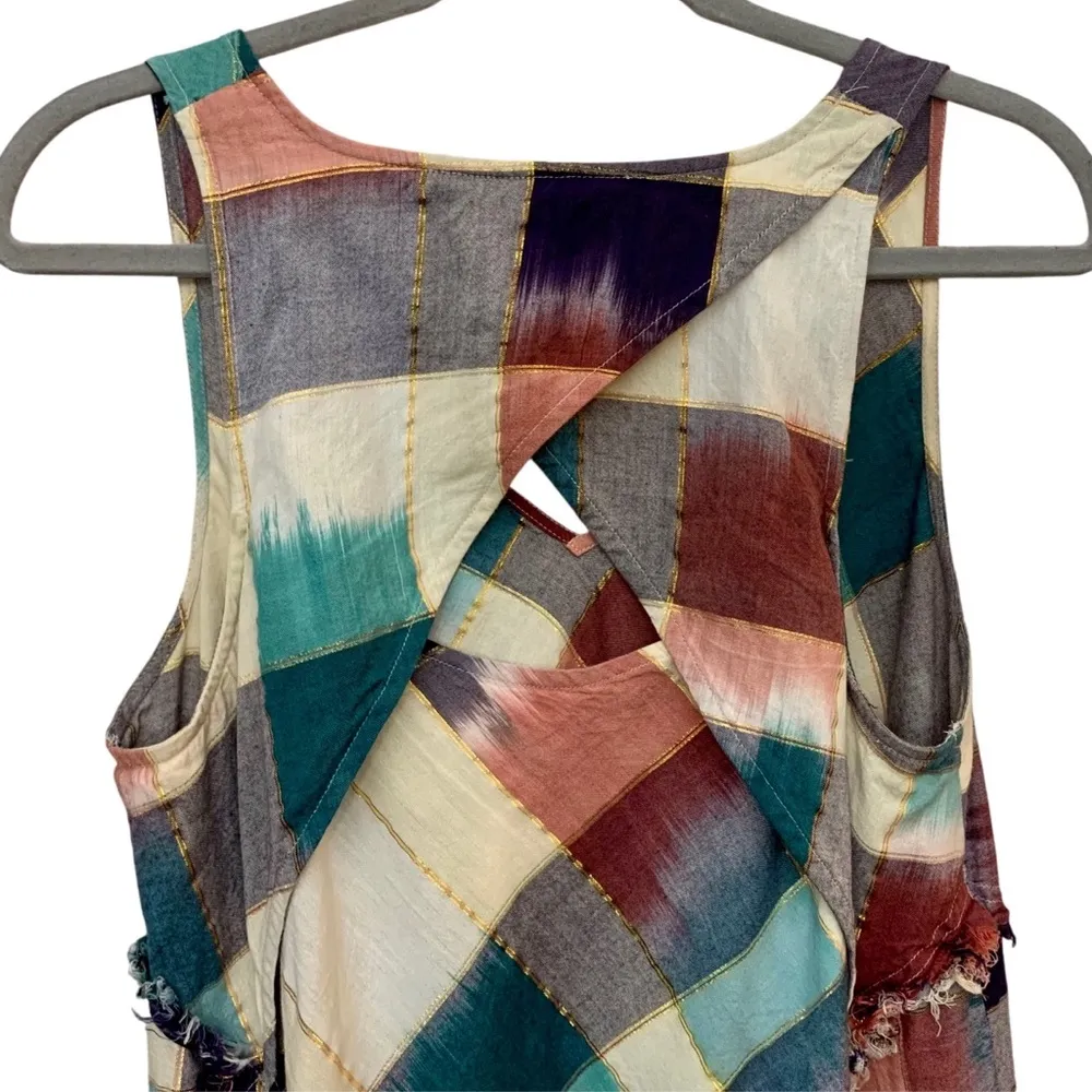 ANTHROPOLOGIE Maeve Angela Multicolored A-Line swing Dress, Size M - Image 6