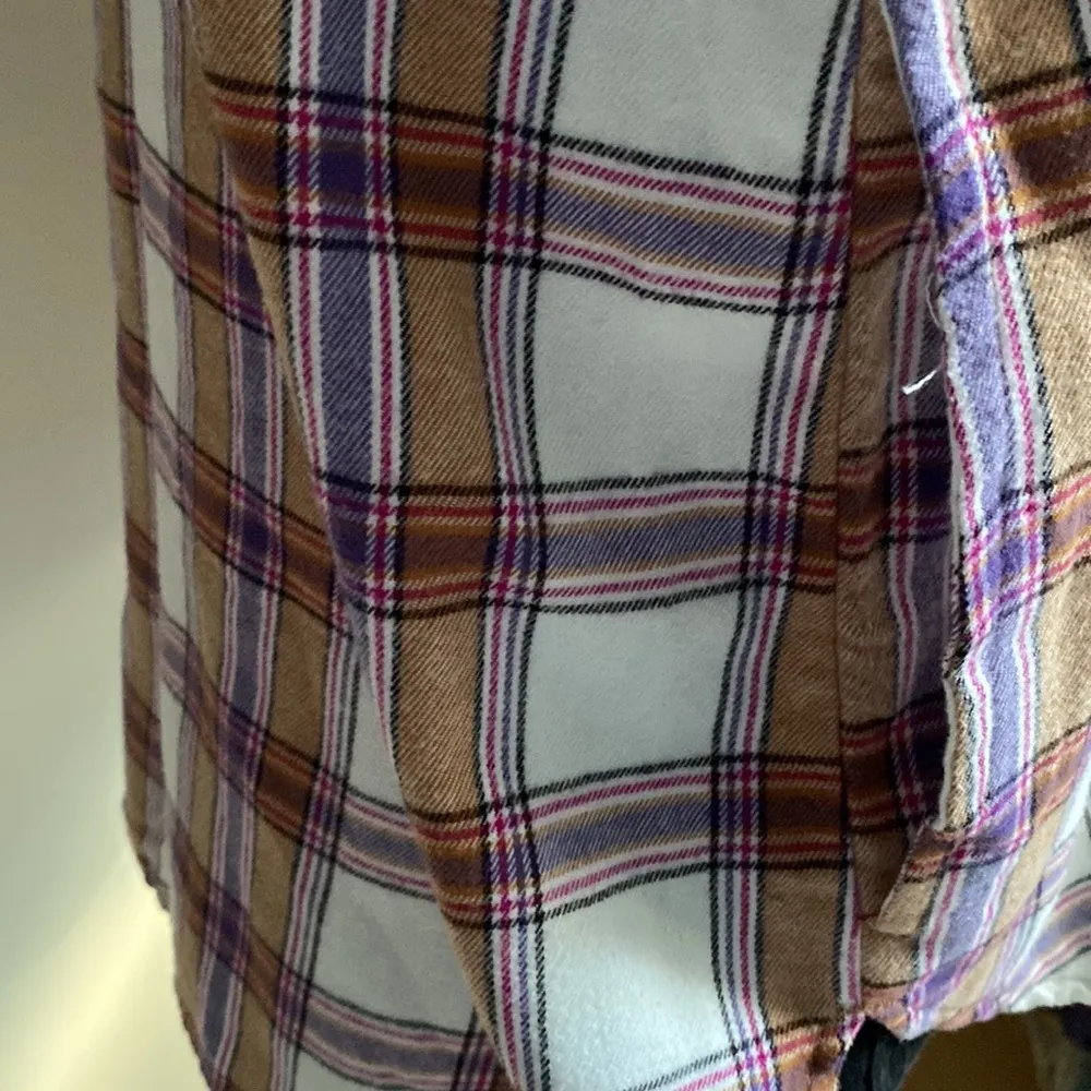 Jachs Girlfriend Casual Soft Brushed Flannel Plaid Shirt Jacket Overshirt - Image 6