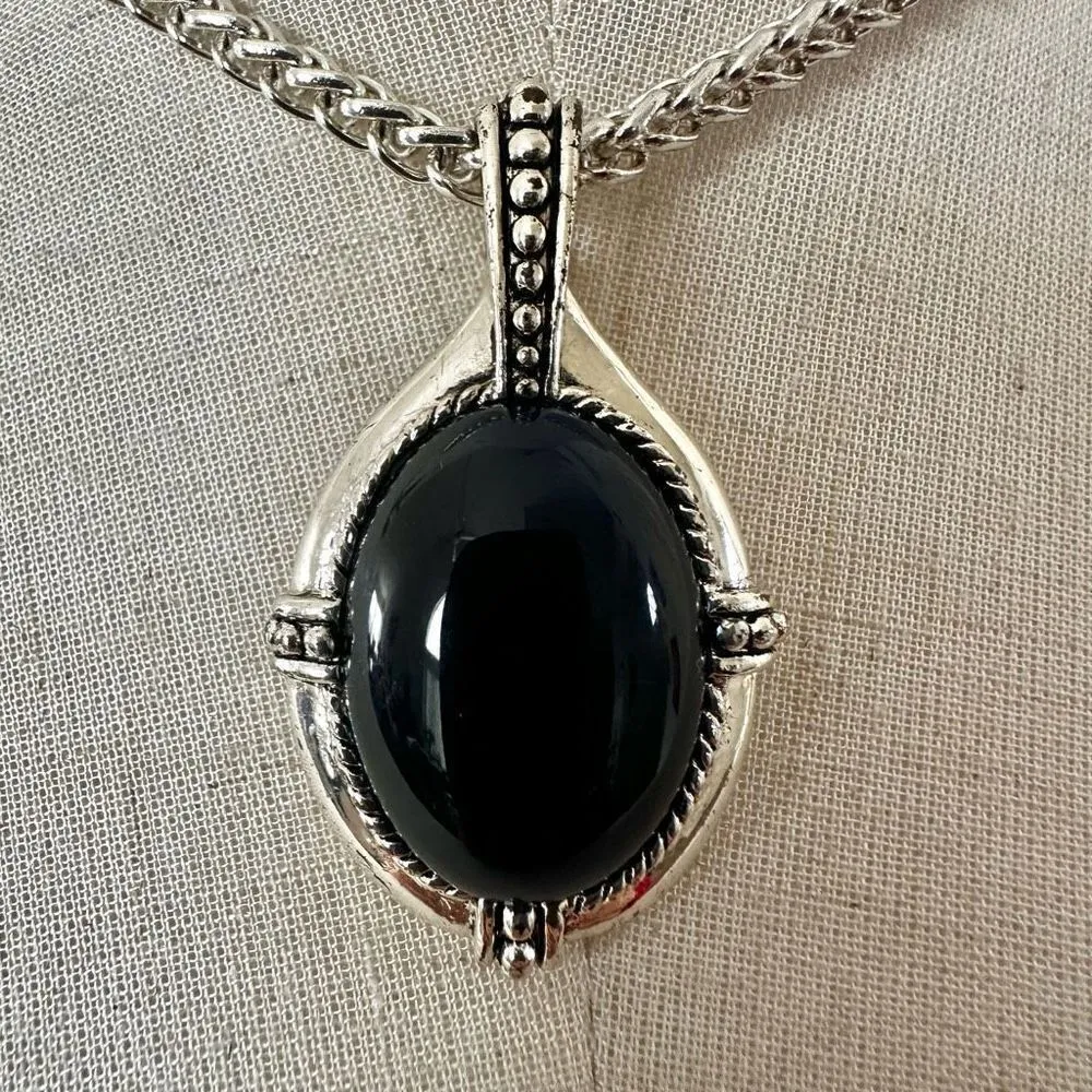 Kenneth Cole star of India blue silver tone pendant necklace - Image 2