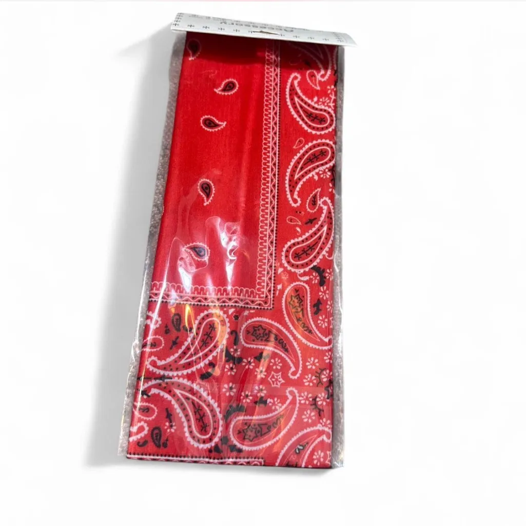 Twisted Knot Stretch Headband‎ Red - Image 2