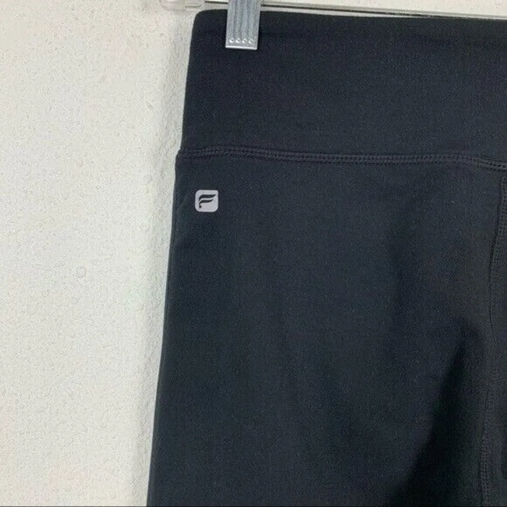 Fabletics Black Gray Leggings Small Activewear Stretch Lounge - Image 4