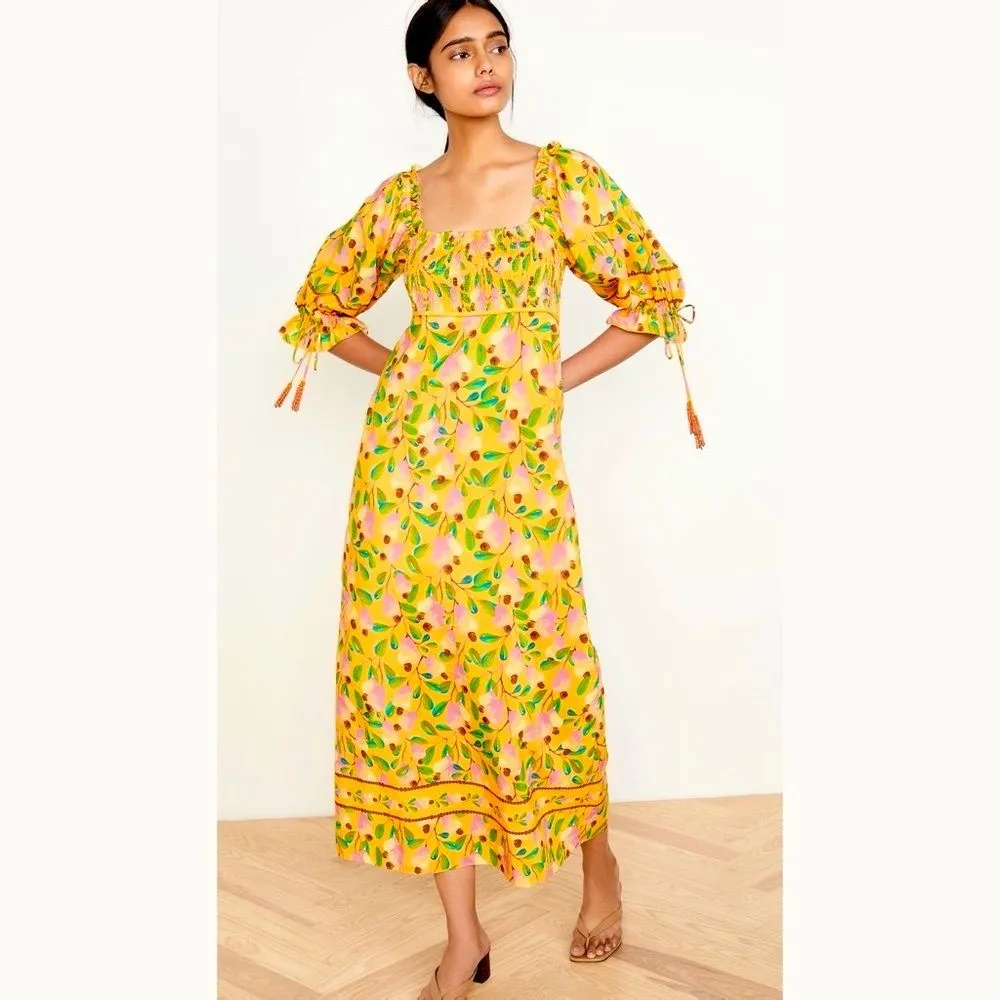 NWT FARM Rio Mini Cashew Maxi Dress - Image 4