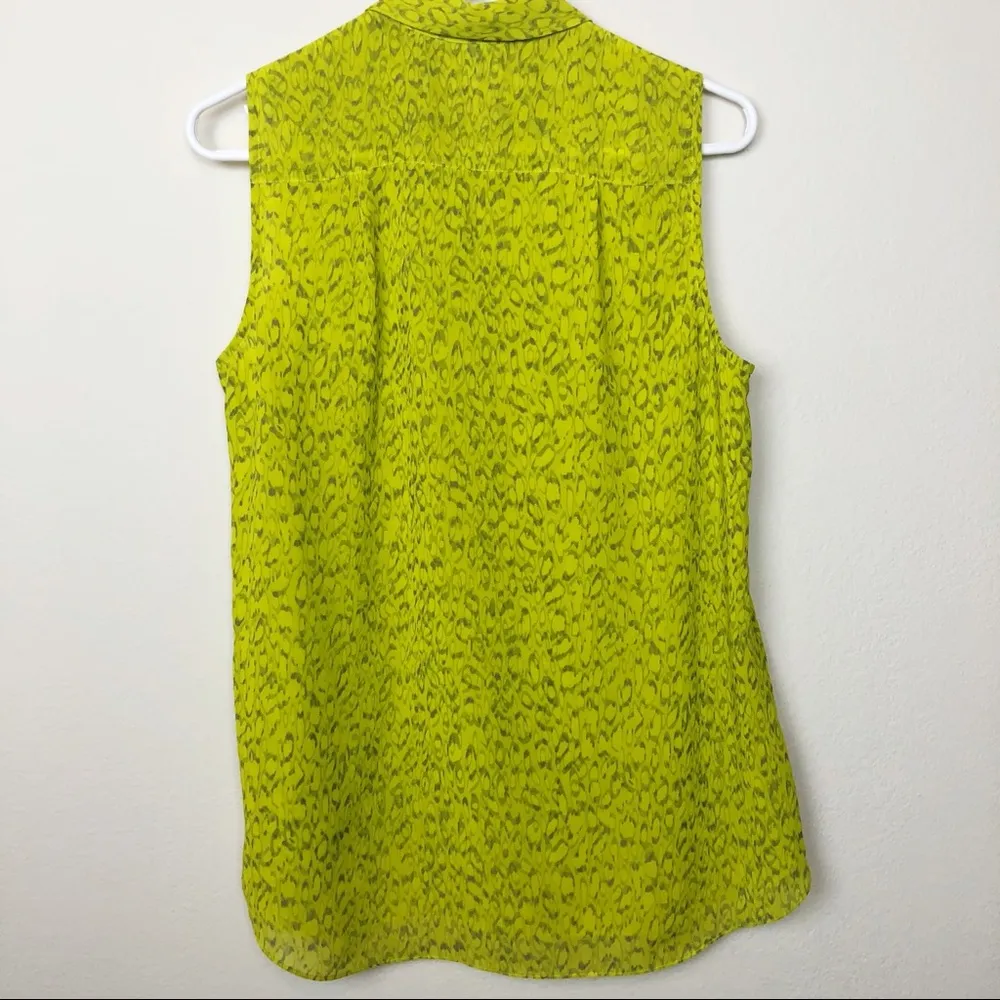 Cabi #3071 Reign Chartreuse Blouse Top G12 - Image 2