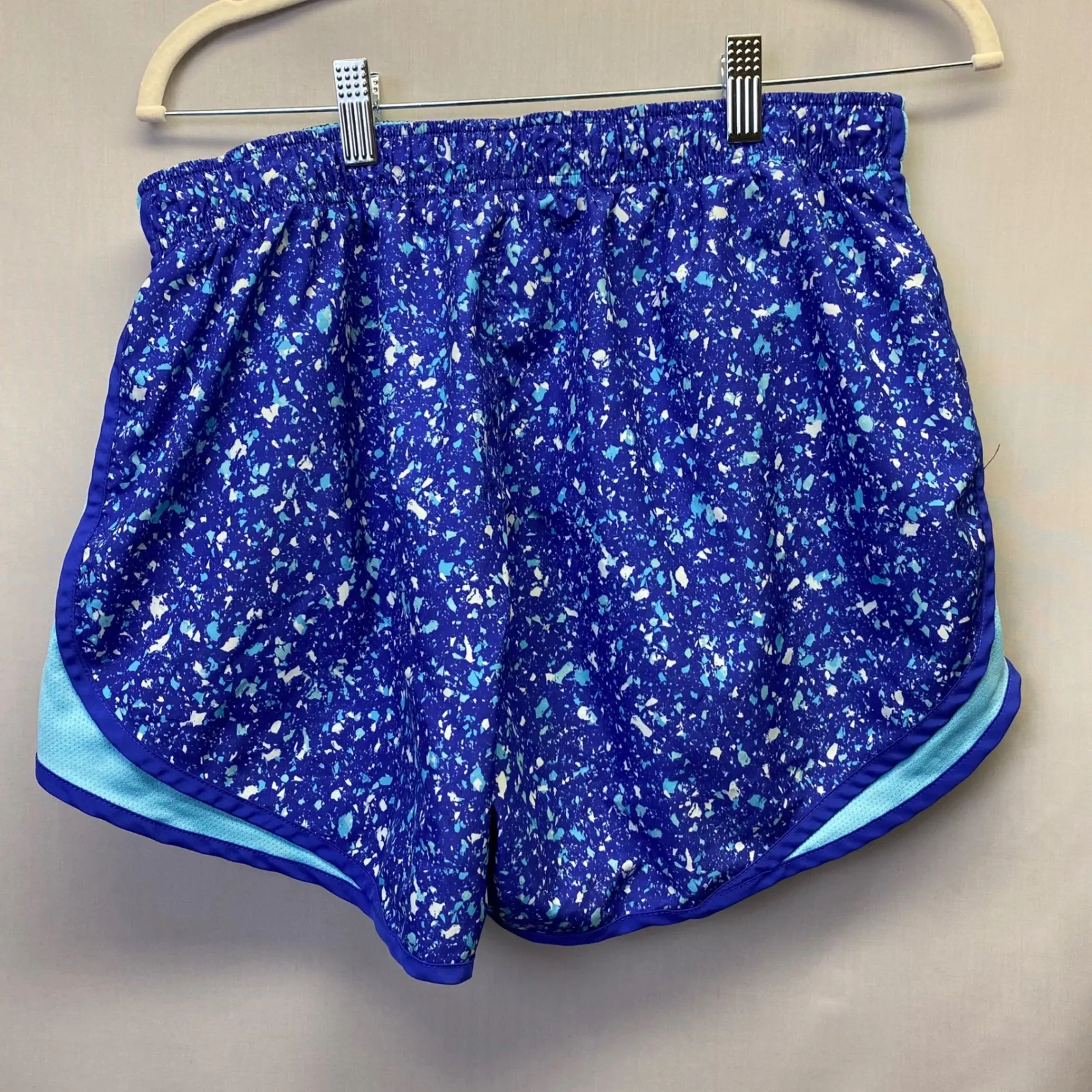 Nike Dri-FIT Blue Running Shorts Sporty Y2K Athletic Track Style Women's XL - Image 7