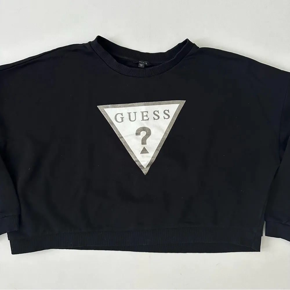 Guess Women’s Logo Cropped Sweatshirt Size XL - Image 11