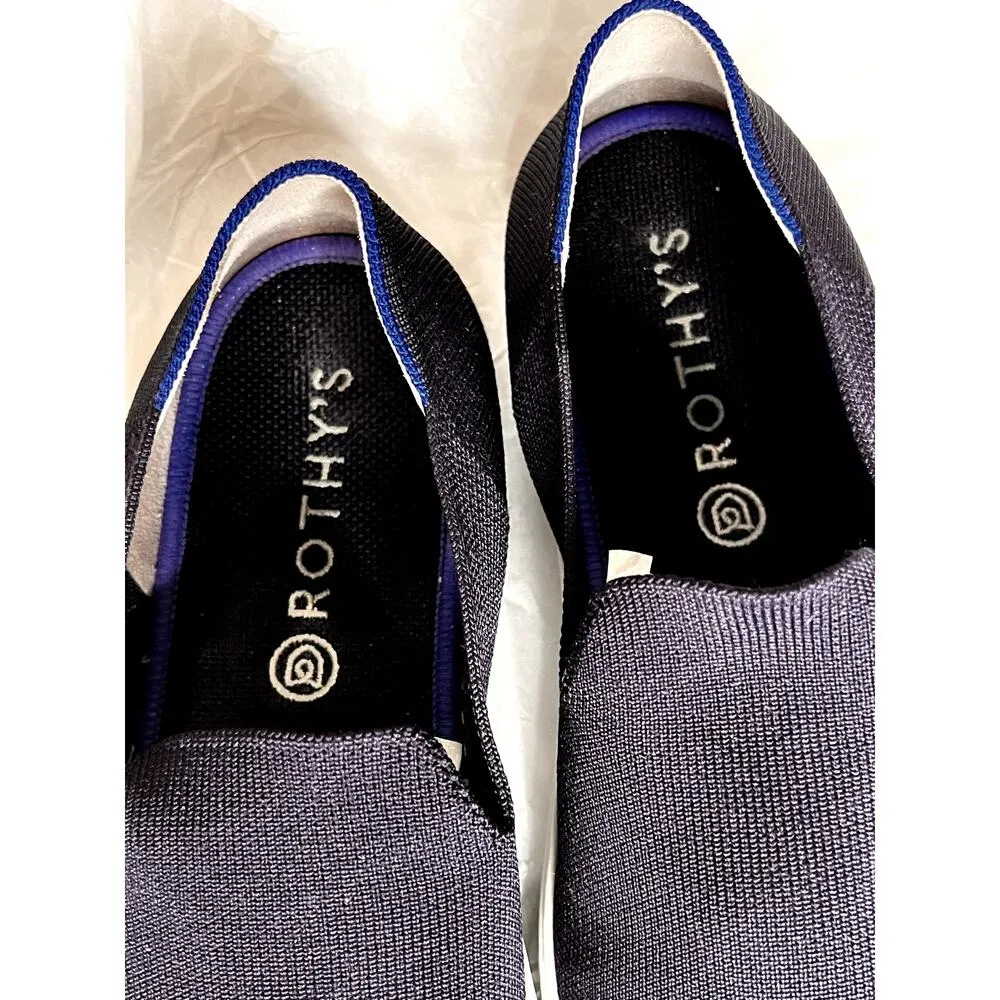 Rothy's womens size 10 shoes slip on navy sneakers washable casual, walking - Image 2