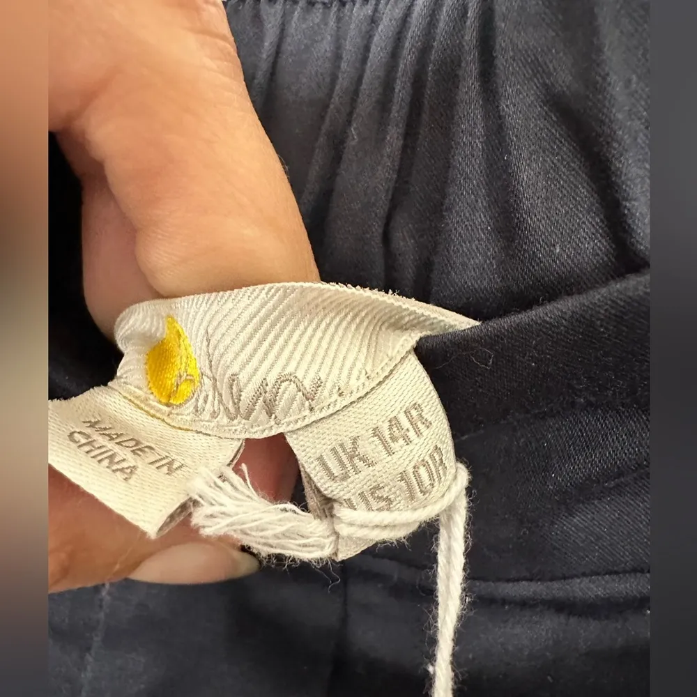 Boden Danby Pull On Navy Blue Pants Size 10 - Image 4