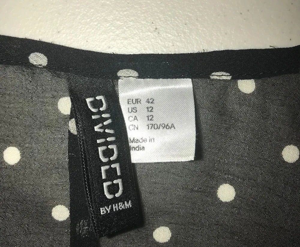 H&M Divided Polka Dot Dress 2621 - Image 3