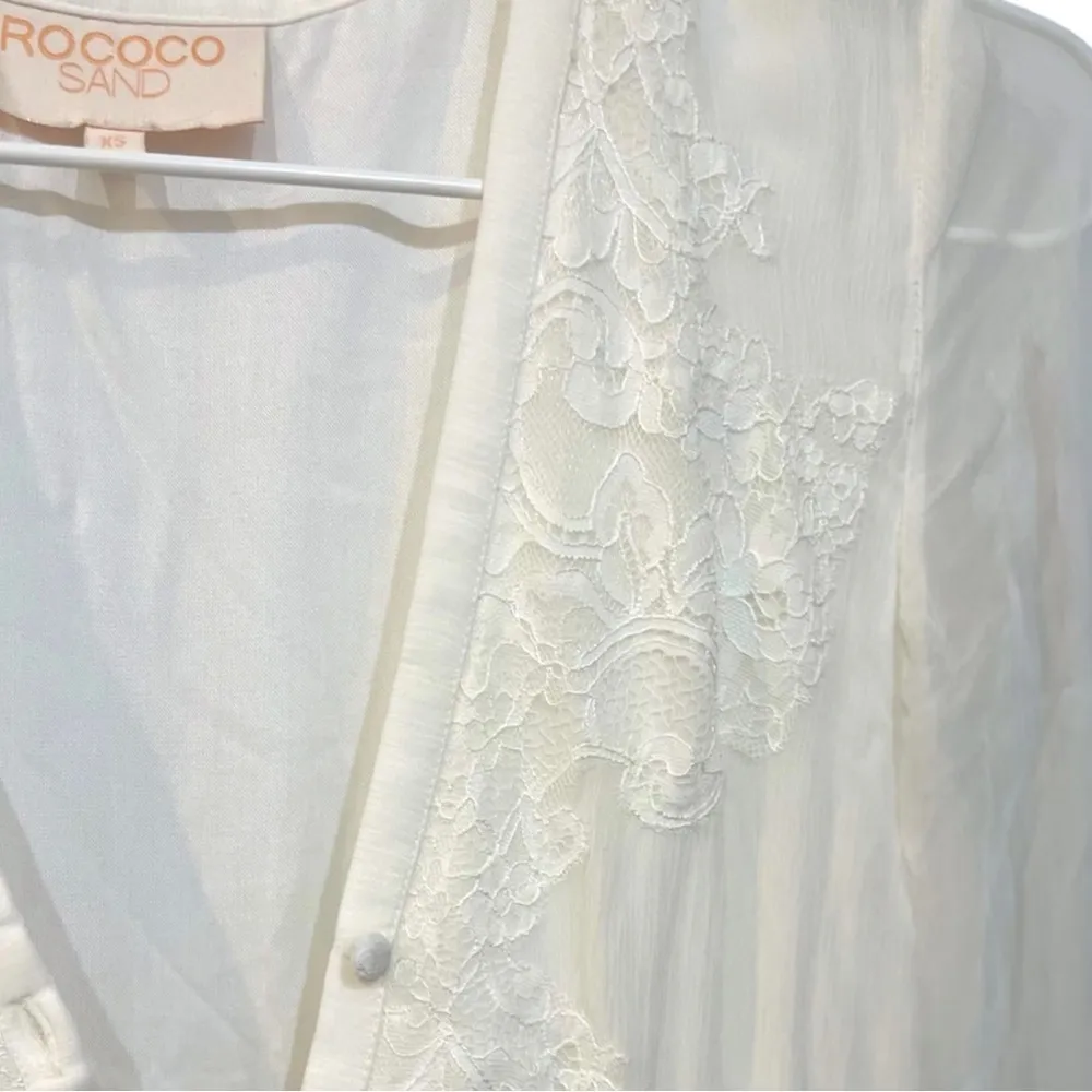 New ROCOCO SAND Chiffon High-Low Maxi Dress - Image 12