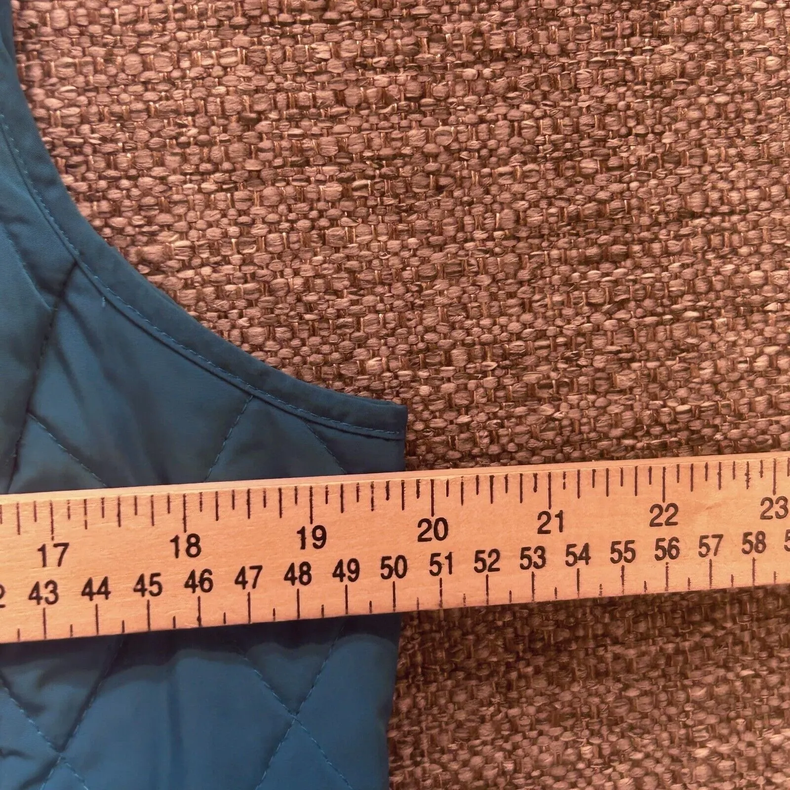 Talbots ‎ Puffer Vest Medium Blue Quilted Gorpcore - Image 7