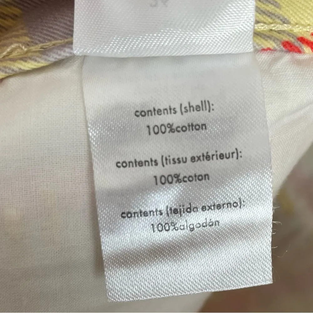 WeWoreWhat Boyfriend Short Plaid Garden Glade Women’s Sz 26 NWT - Image 7