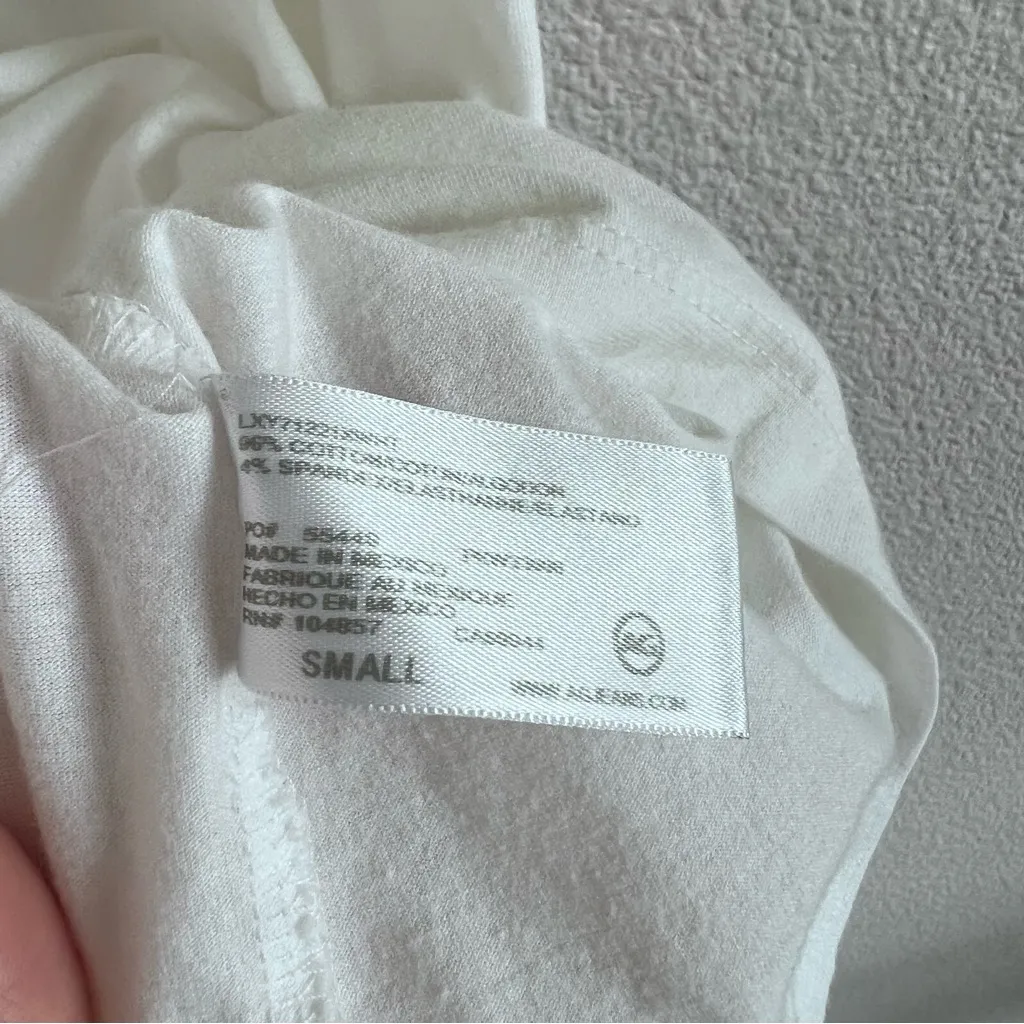 AG Adriano Goldschmied Sena Ruffle Eyelet Top - Image 4