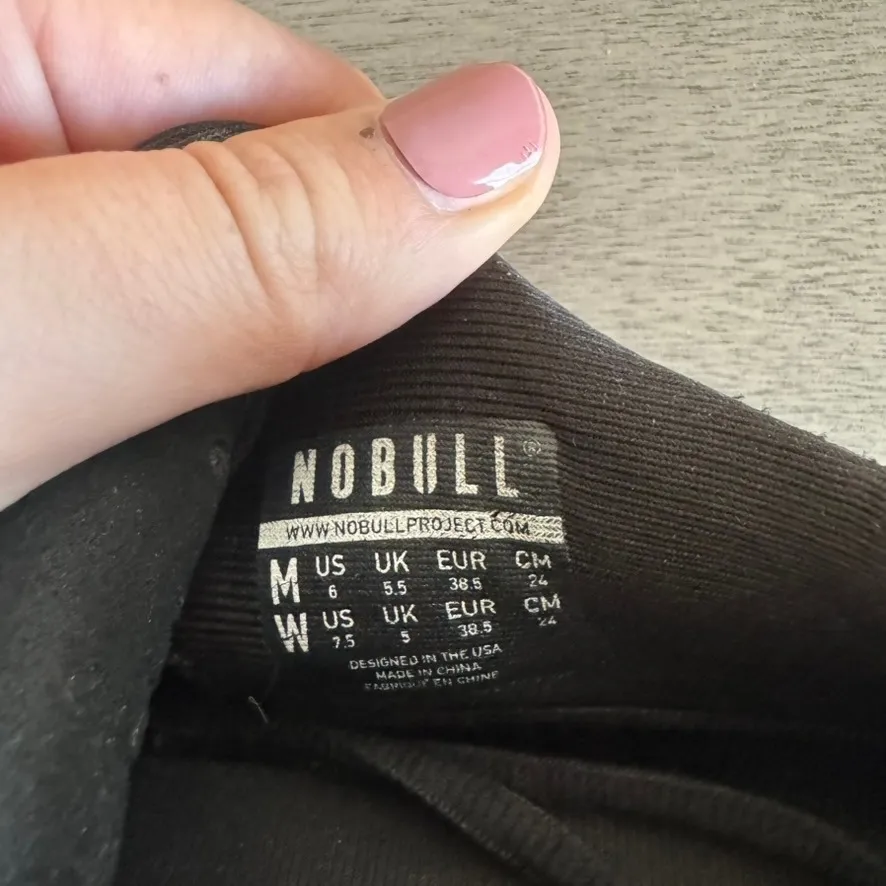 Nobull Training Shoes Women's Size 7.5 Black Sneakers Crossfit Running - Image 7
