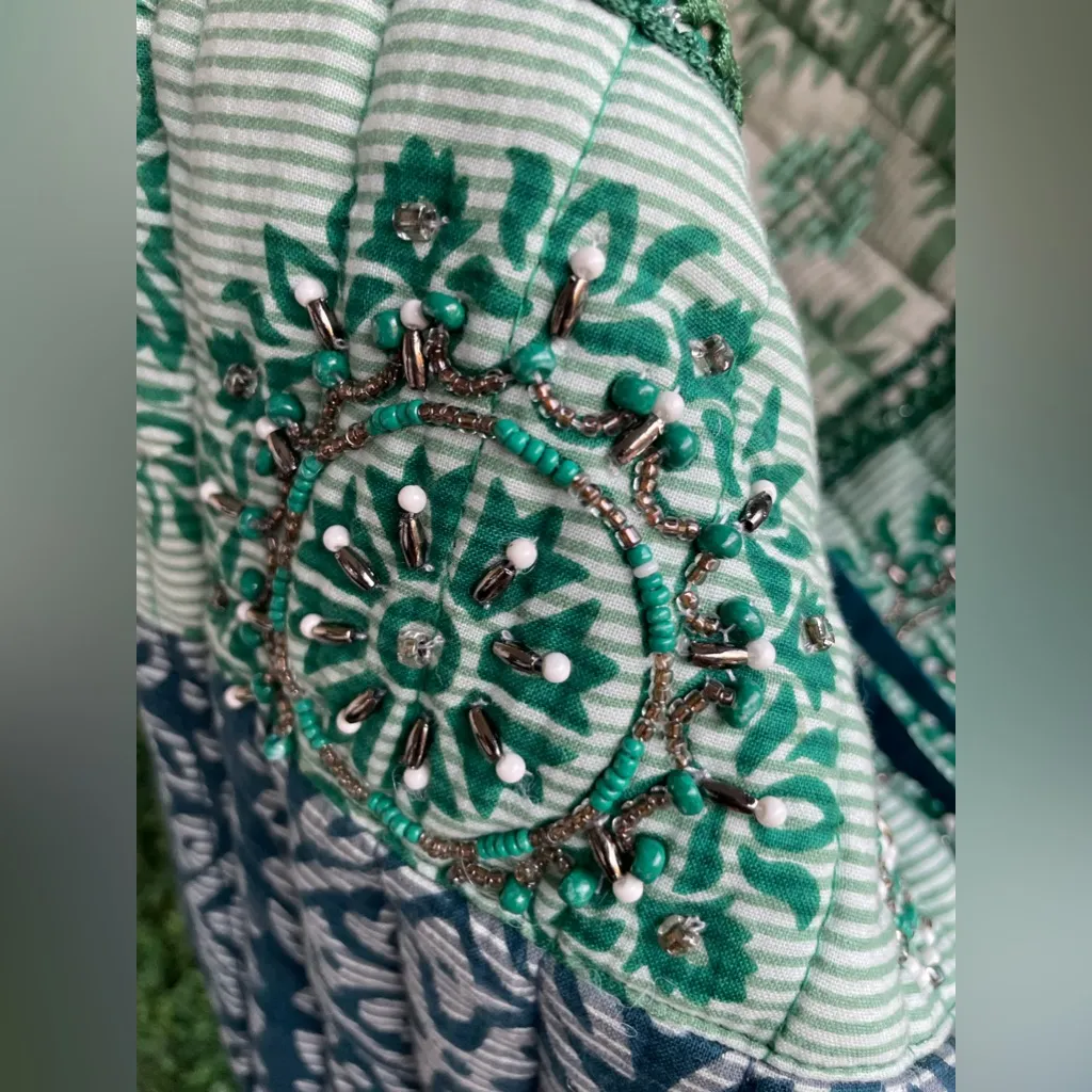 Prana - Bhakti Backpack | Beautiful Patchwork Embroidery & Beaded Details | NWOT - Image 6